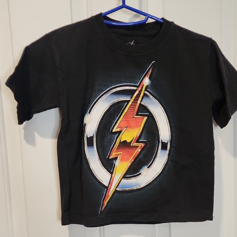 Kids Black Lightning Bolt T-Shirt